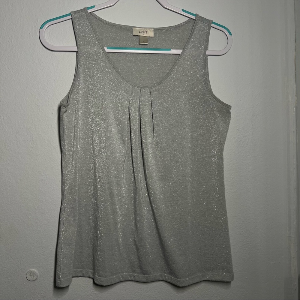 LOFT Shimmer Knit Tank
